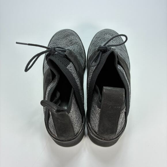 Eileen Fisher Wilson Black Gray High Top Wedge Sneakers Shoes Women's Size 6.5 - Picture 6 of 10